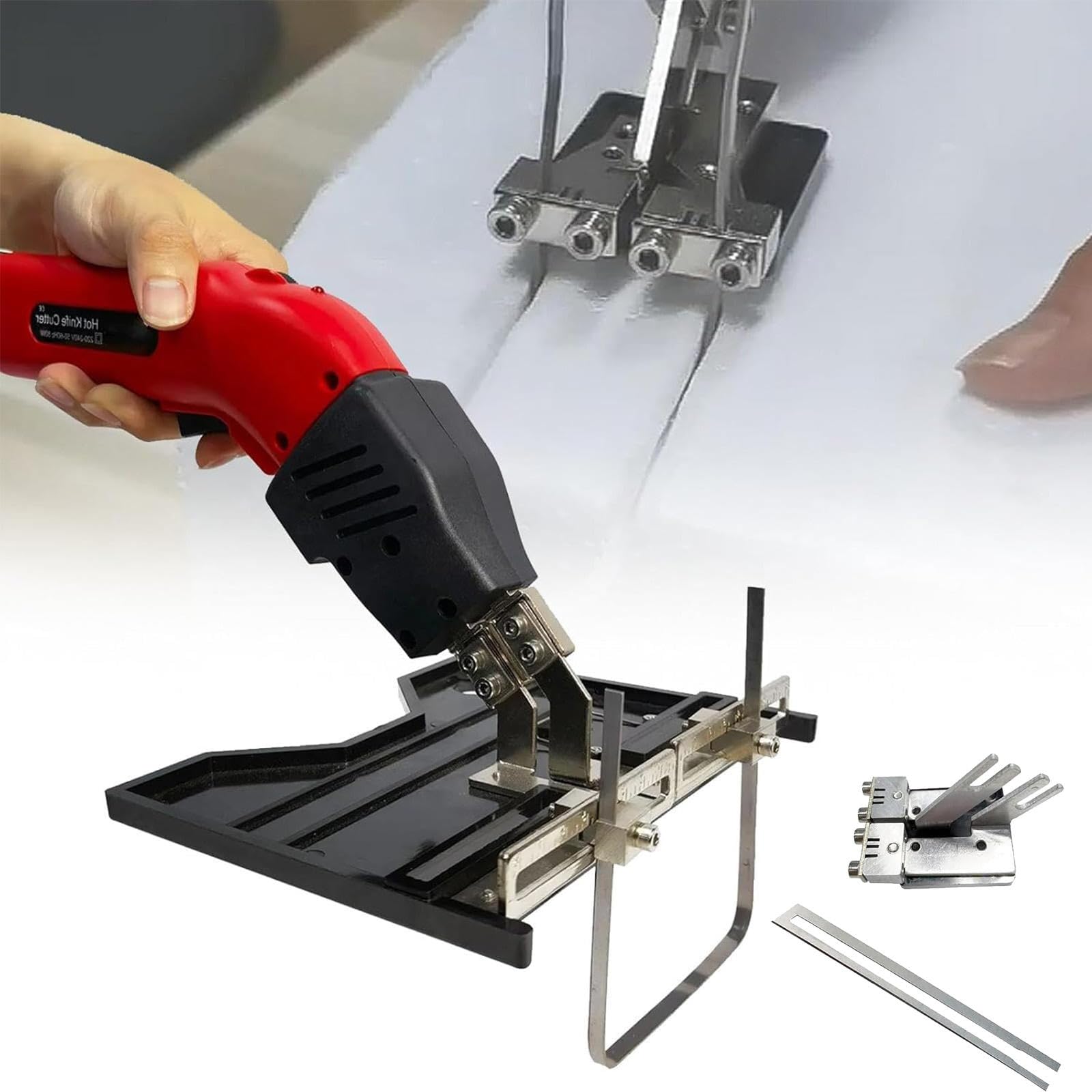 IUokLU 150W/200W/250W Handheld Hot Blade Foam Cutter, Styrofoam Cutter, Sponge Cutting Tool, Multi-Speed Temperature Control Electric Hot Blade Cutting Machine for EPS, XPS (250W)
