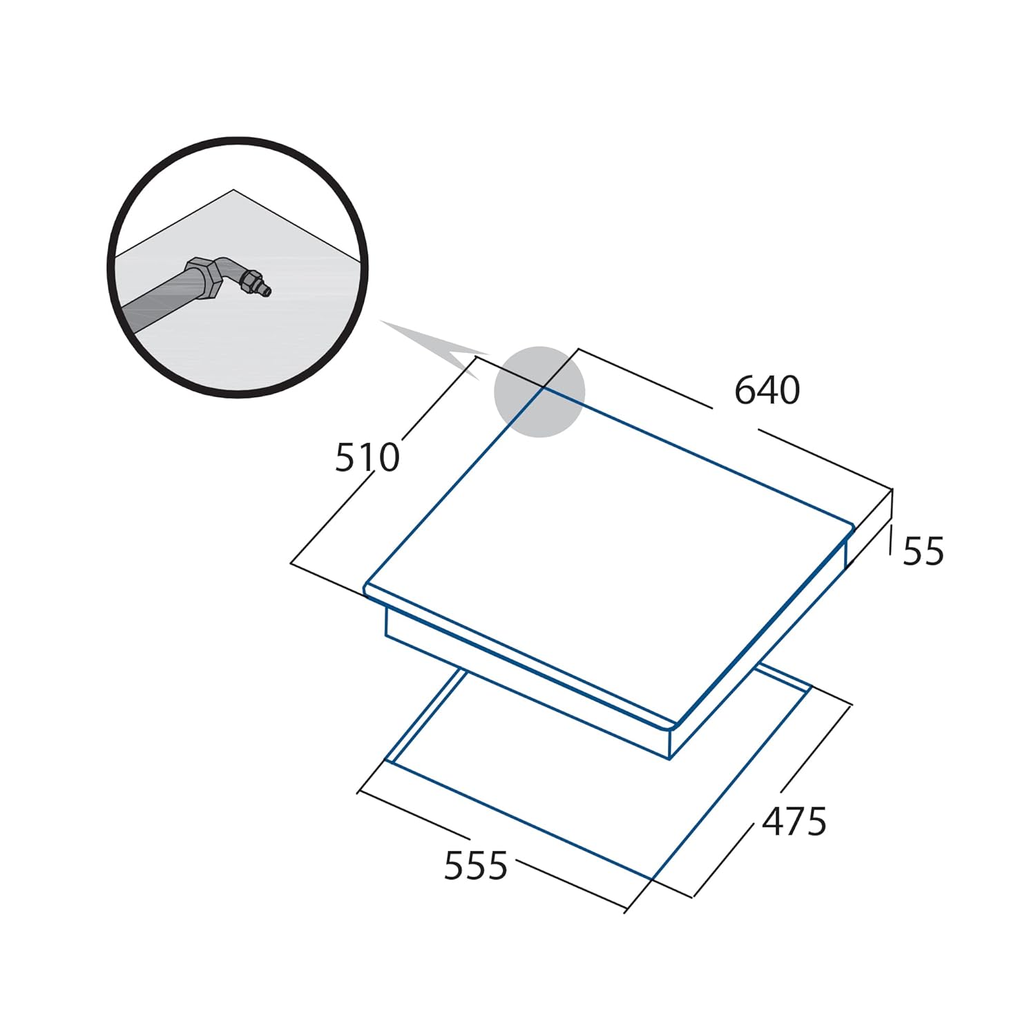 LCI 6031 BK - Piano Cottura a Gas Butano a 4 Fuochi - 1 Tripla Corona - Predisposto per Cottura a Gas Naturale - Larghezza 64 cm - Potenza Totale 9,25 Kw - Griglie e Bruciatori a Gas Smaltati - Cata LCI 6031 BK - Piano Cottura a Gas Butano a 4 Fuochi - 1 Tripla Corona - Predisposto per Cottura a Gas Naturale - Larghezza 64 cm - Potenza Totale 9,25 Kw - Griglie e Bruciatori a Gas Smaltati - Cata
