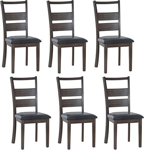 Miniatura 26 de COLAMY Juego de 4 sillas tapizadas para comedor, sillas de cocina de estilo moderno de mediados de siglo con respaldo, sillas de comedor laterales