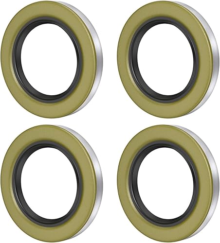 Miniatura 1 de Sanyasi Paquete de 4 sellos de grasa para rueda de cubo de remolque para Dexter Texcom sustituye 01003600 010-036-00 10-36 22333TB, ID 2.250