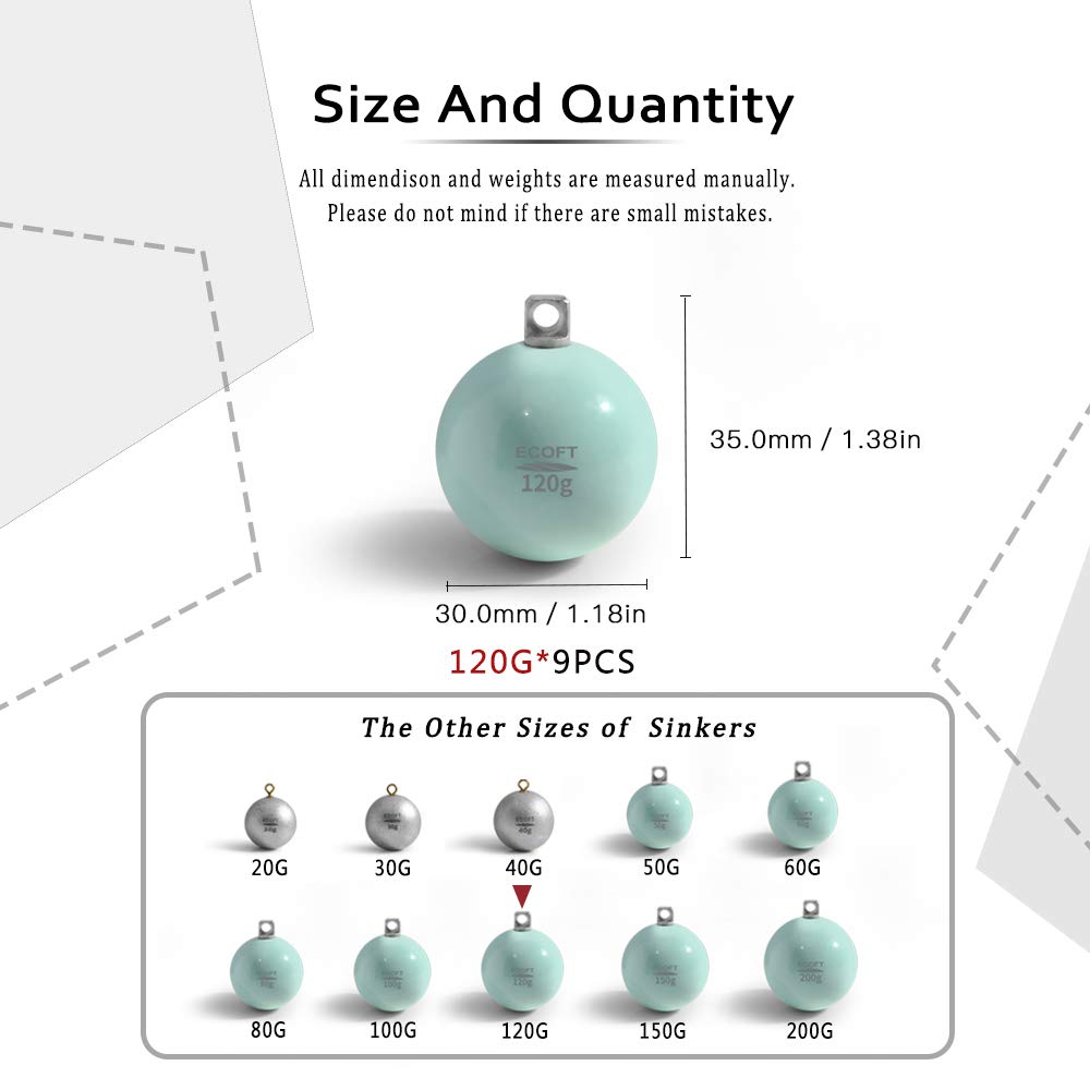 Decoy Weights Ecoft Lead Free And Weights Coated Egg Sinkers