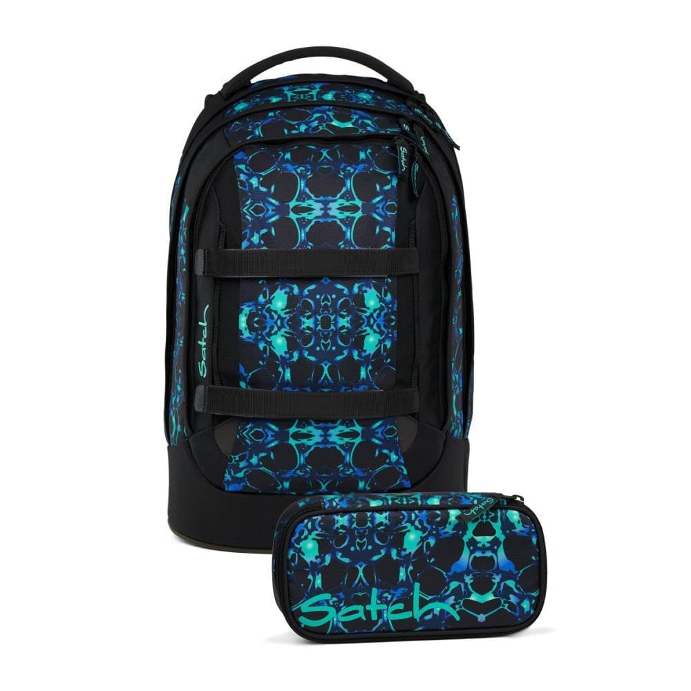 Satch Set mochila Caleido Blue Artículos escolares Unisex Poliéster Reciclado Multicolor