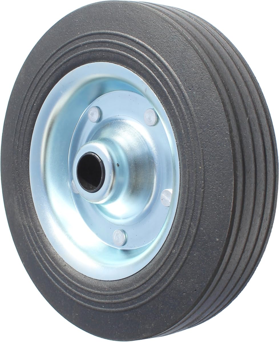 ProPlus Roulette Ruota Jockey Cerchio in Metallo con Gomma 200x50mm