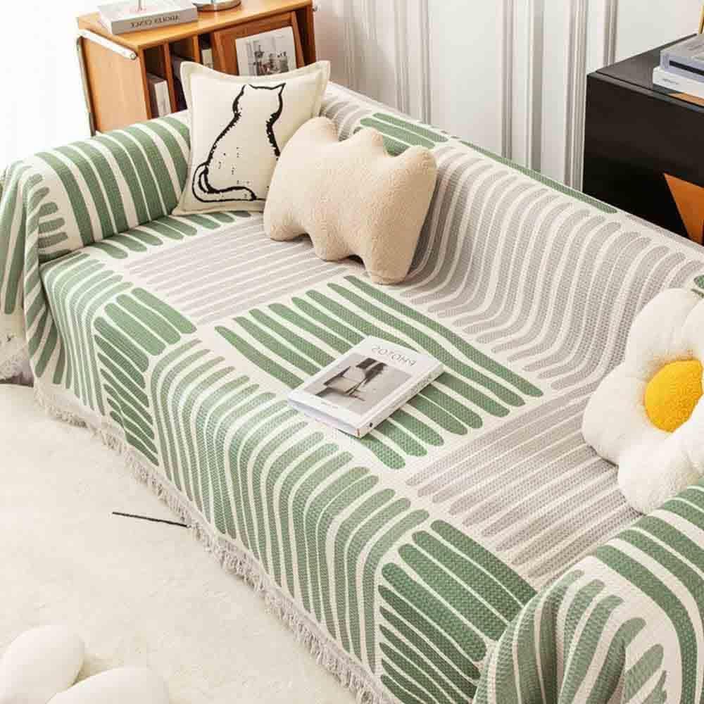 Jvfbjlf One Color Machine-Washable Breathable Sofa Cover For Active Living Soft Indoor Home Décor