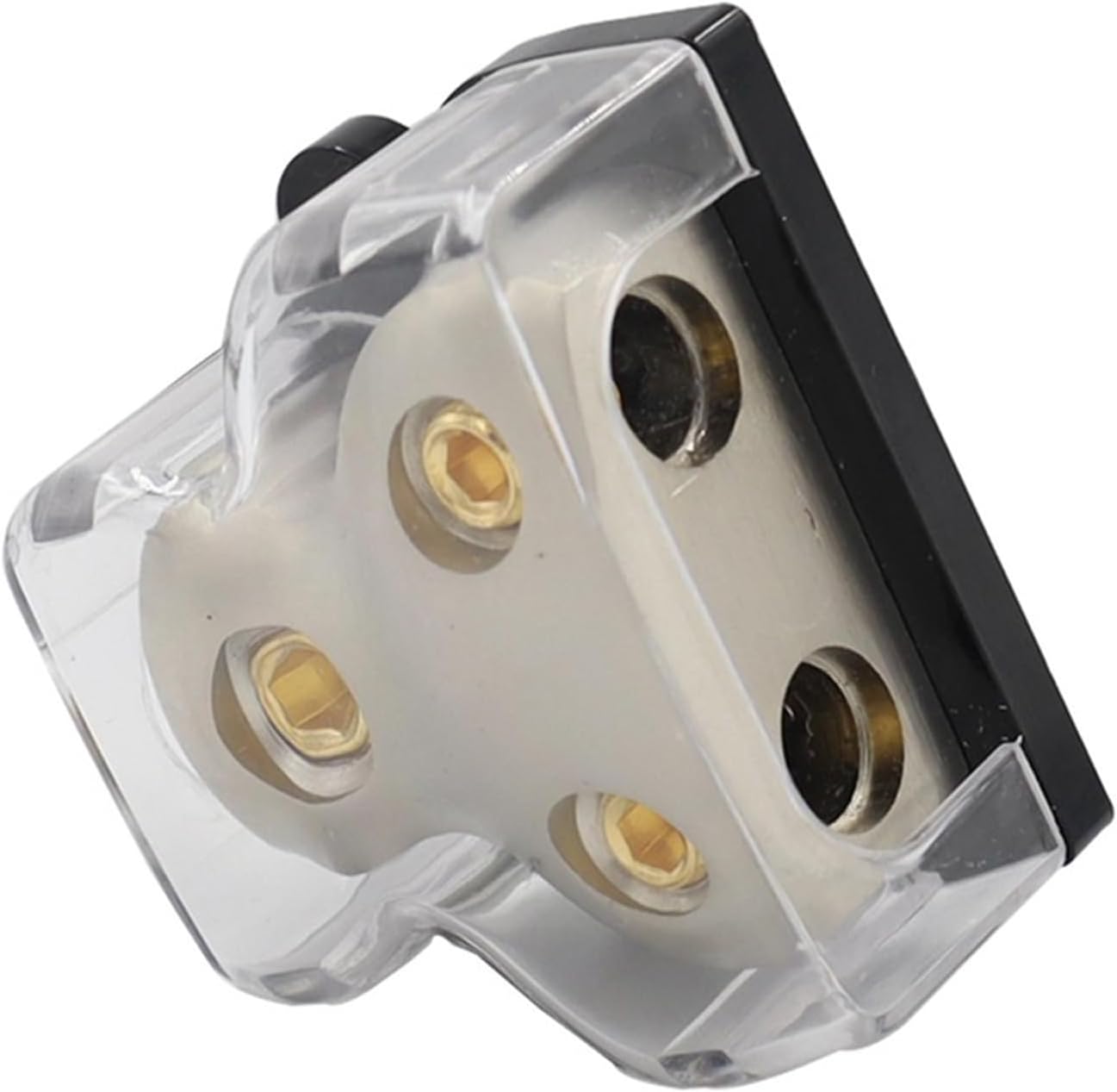 2Pcs 2 Way Car Audio Power Distribution Block 1/0 Gauge in to Gauge Out Electric Wire Connector for Yacht RV