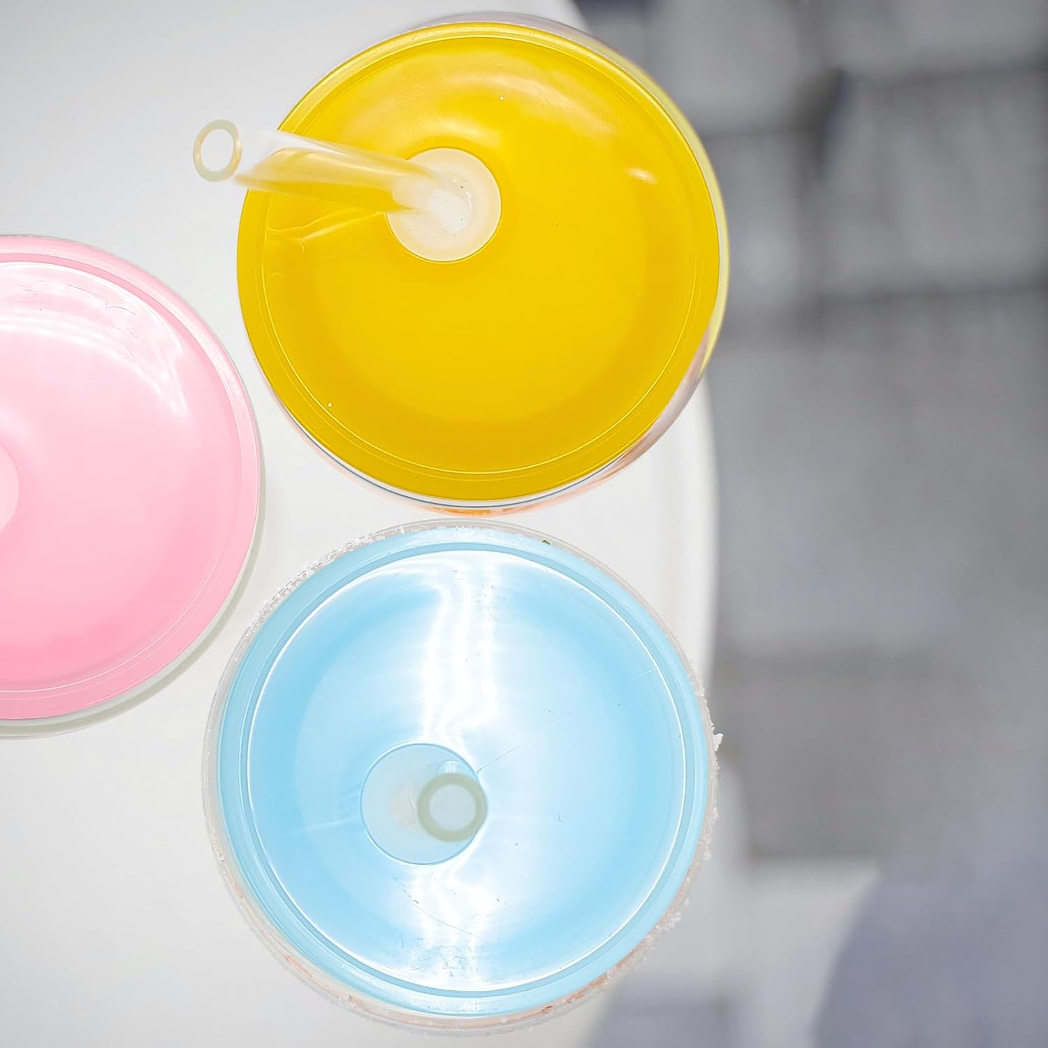 20 Pack Drinking Glass Cups with Acrylic Lids and Glass Straws 16oz Clear Glass Tumblers Can Shaped Iced Coffee Cups Drinking Glasses, Cute Glass Cups for Tea Beer Soda Smoothie Whiskey Gift - Image 8