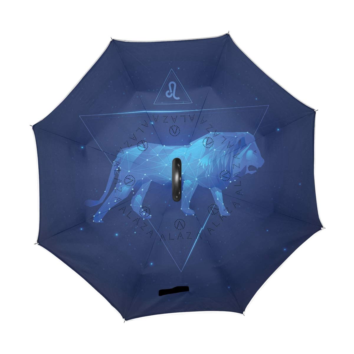 hengpai Leo Star Reverse Inverted Inside Out Umbrella Cars Unigue Windproof UV Proof Double Layer for Women