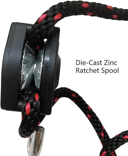 Miniatura 6 de Newcod Correas de cuerda, correas de 1/4 pulgadas x 10 pies de alta resistencia ajustable para polea para kayak canoa (paquete de 2)