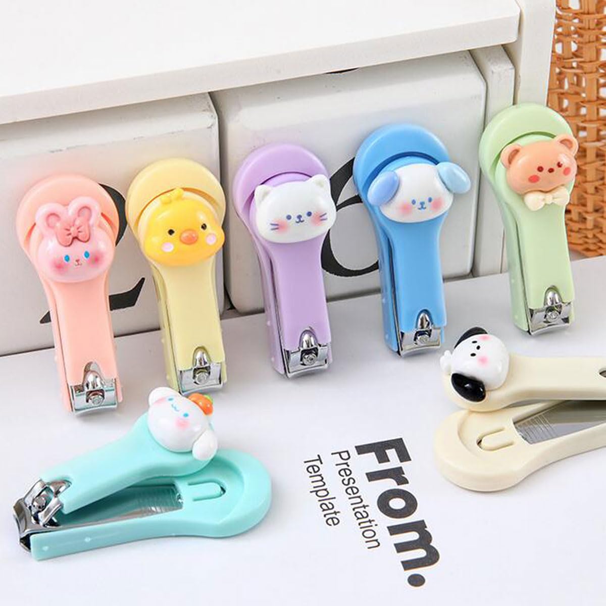 Amazon | Petunny 20個 かわいい爪切り 女性用 ステンレススチール 爪