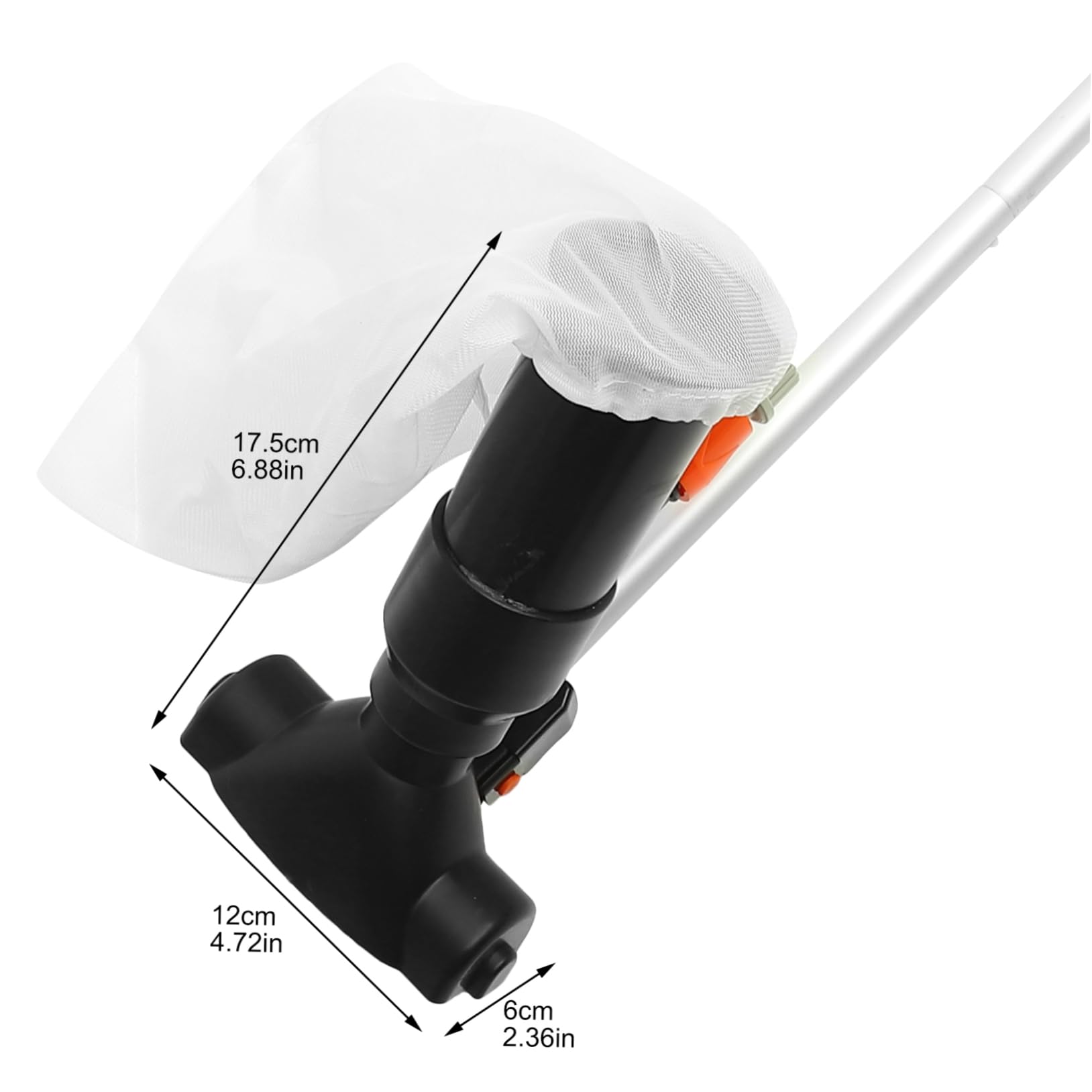 HANABASS Pool Vacuum Jet Underwater Pool Vacuum Hose Sturdy Plastic Easy to Assemble