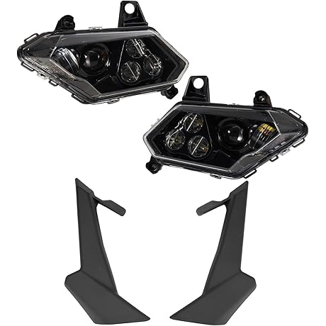 UTV PRO LED Headlights & Cover Trim for Can am X3 Maverick XDS Kit