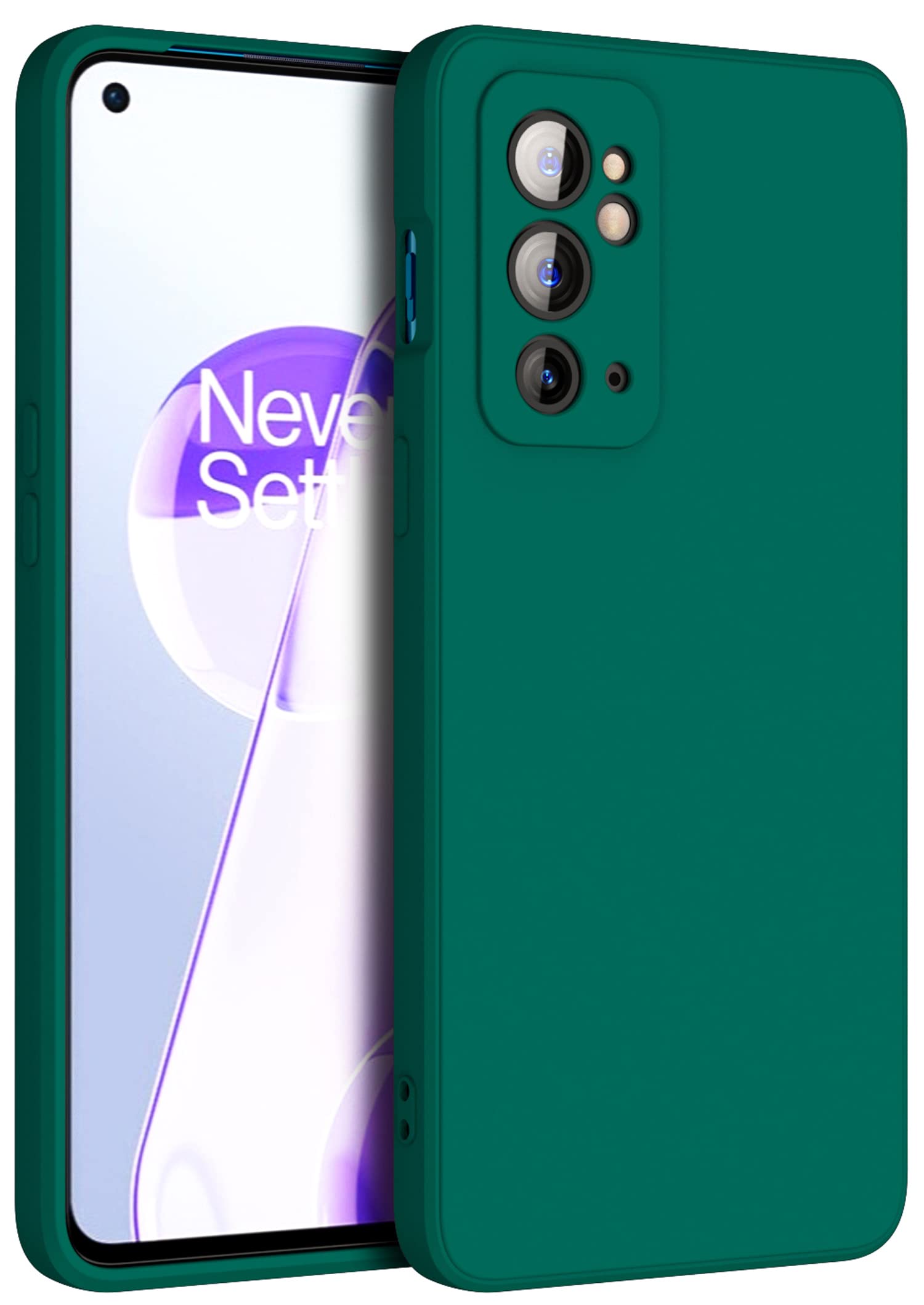 Kapa Matte Lens Protective Back Cover for OnePlus 9RT, Slim Silicone with Soft Lining Shockproof Flexible Full Body Bumper Case (Green) (B09XB34QDT) Amazon Price History, Amazon Price Tracker