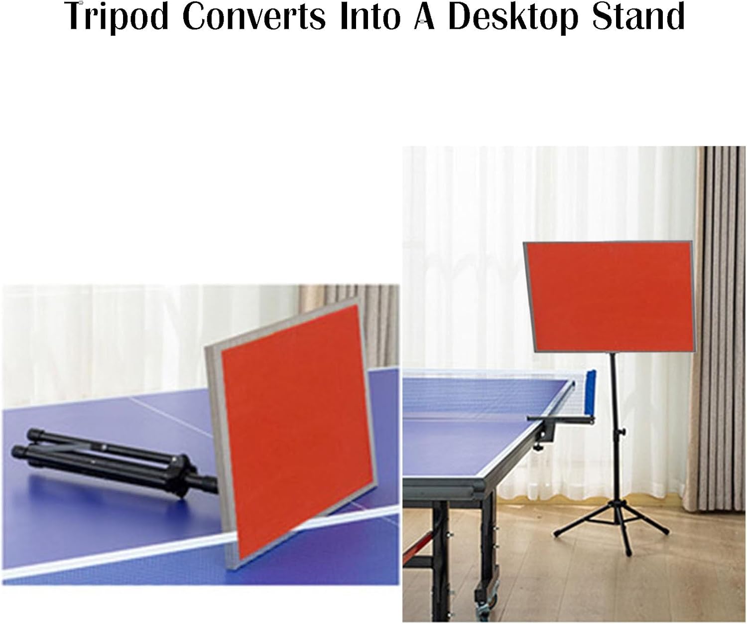 Table Tennis Rebound Board Rebounder,Ping Pong Return Board,Self-Study Table Tennis Accessories for Schools Home,Stable Structure