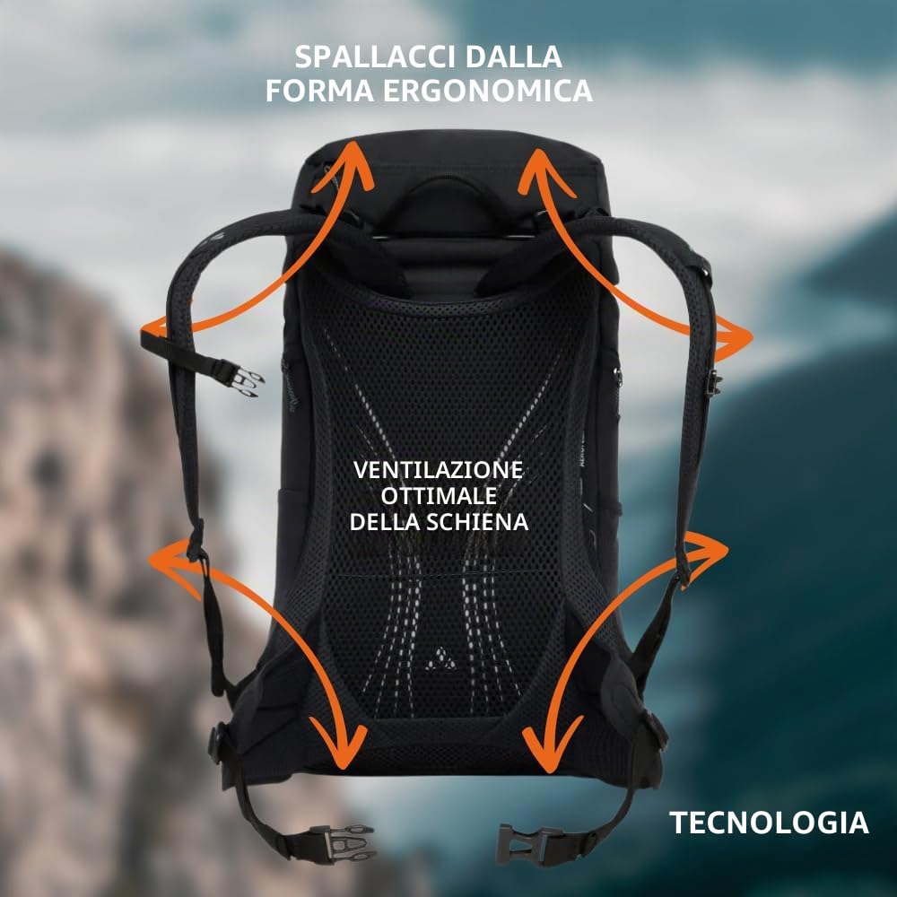 VAUDE Jura 24 Zaini Unisex - Adulto (Pacco da 1)