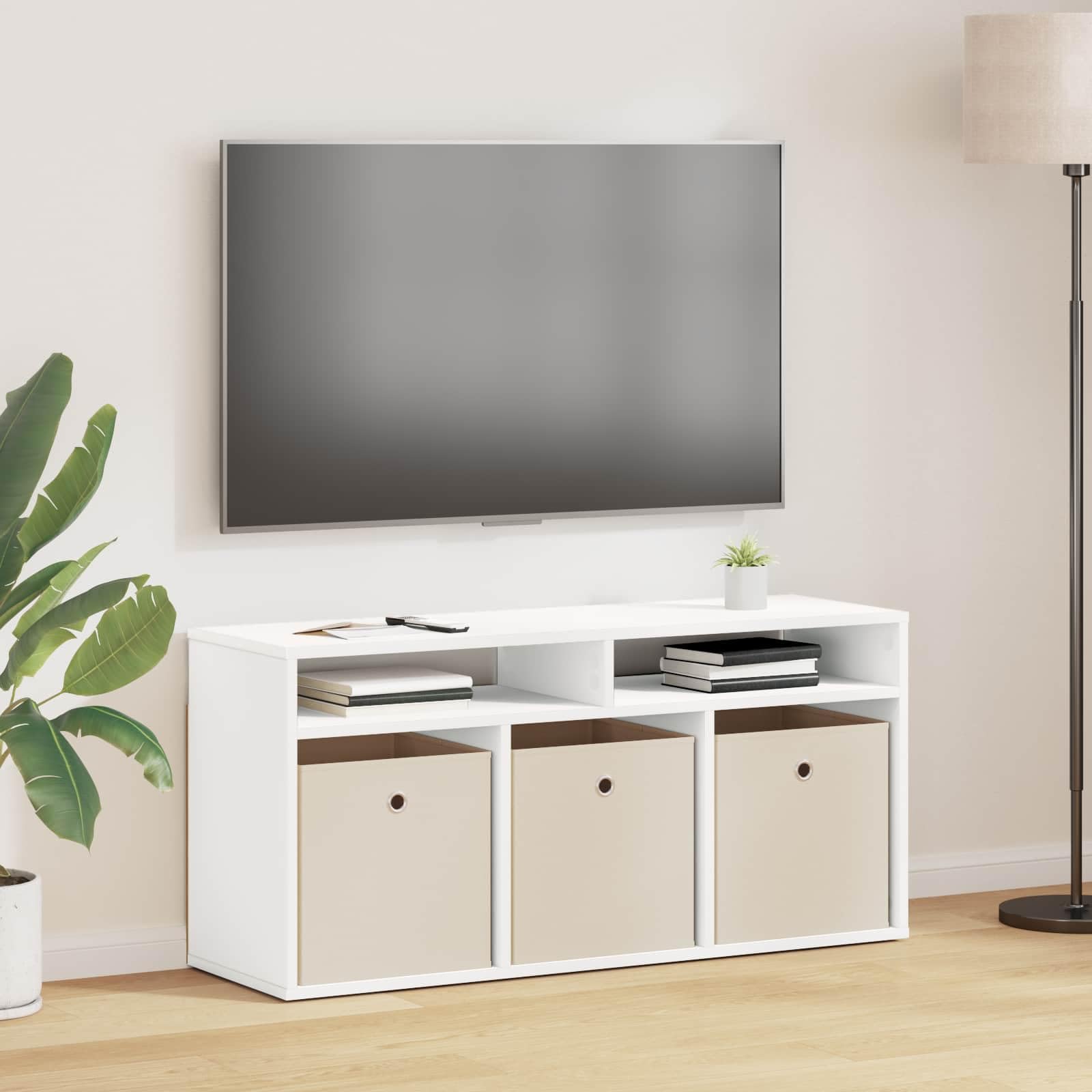 vidaXL Mueble bajo con cajón 102 x 32 x 48,5 cm