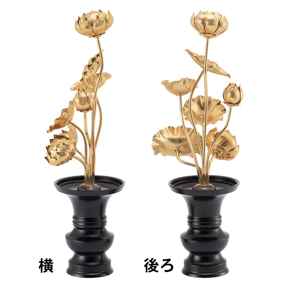Amazon｜仏壇屋 滝田商店 常花 花立付 5寸(一対) 総高さ27cm 仏壇用の 