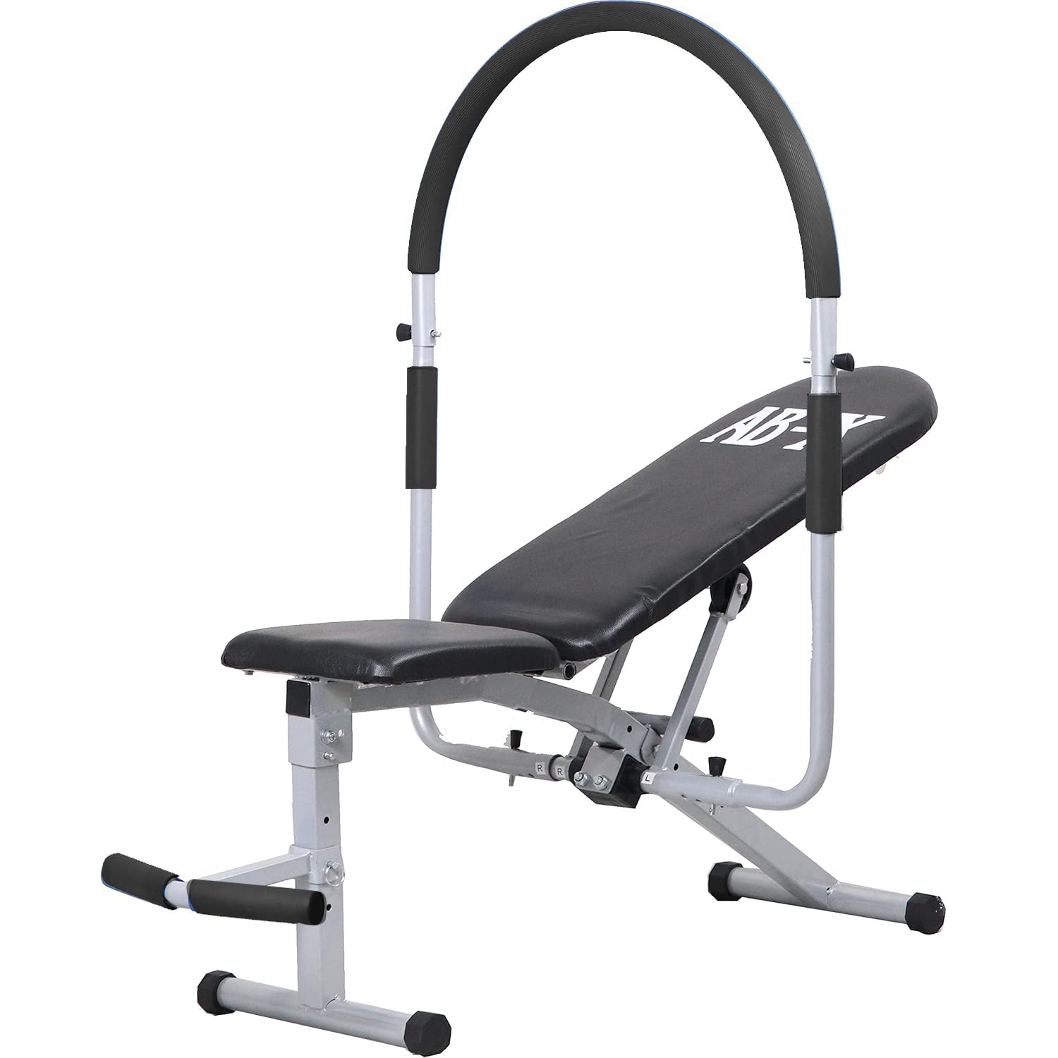 KOBO IMPORTED AB CARE/AB KING SLIMMER PRO/ABDOMINAL BENCH,Incline Decline,100 kg,Black-Grey