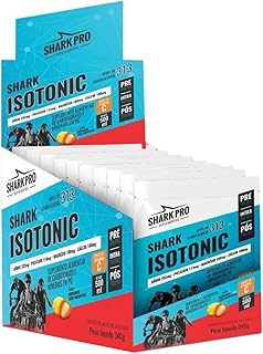 Shark Isotonico - 10 Sachês 34g Morango com Maracujá - Shark Pro