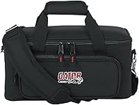 Vista 19 de Gator Cases - Bolsa acolchada para sistemas inalámbricos con correa de hombro extraíble, capacidad para un receptor, dos micrófonos y paquetes