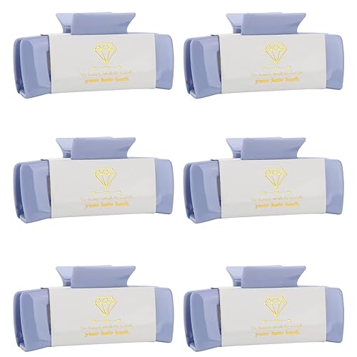 Miniatura 8 de Juego de 6 pinzas para el pelo de dama de honor, para despedida de soltera, 4.1 pulgadas, cuadradas, rectangulares, para despedida de soltera, ideas