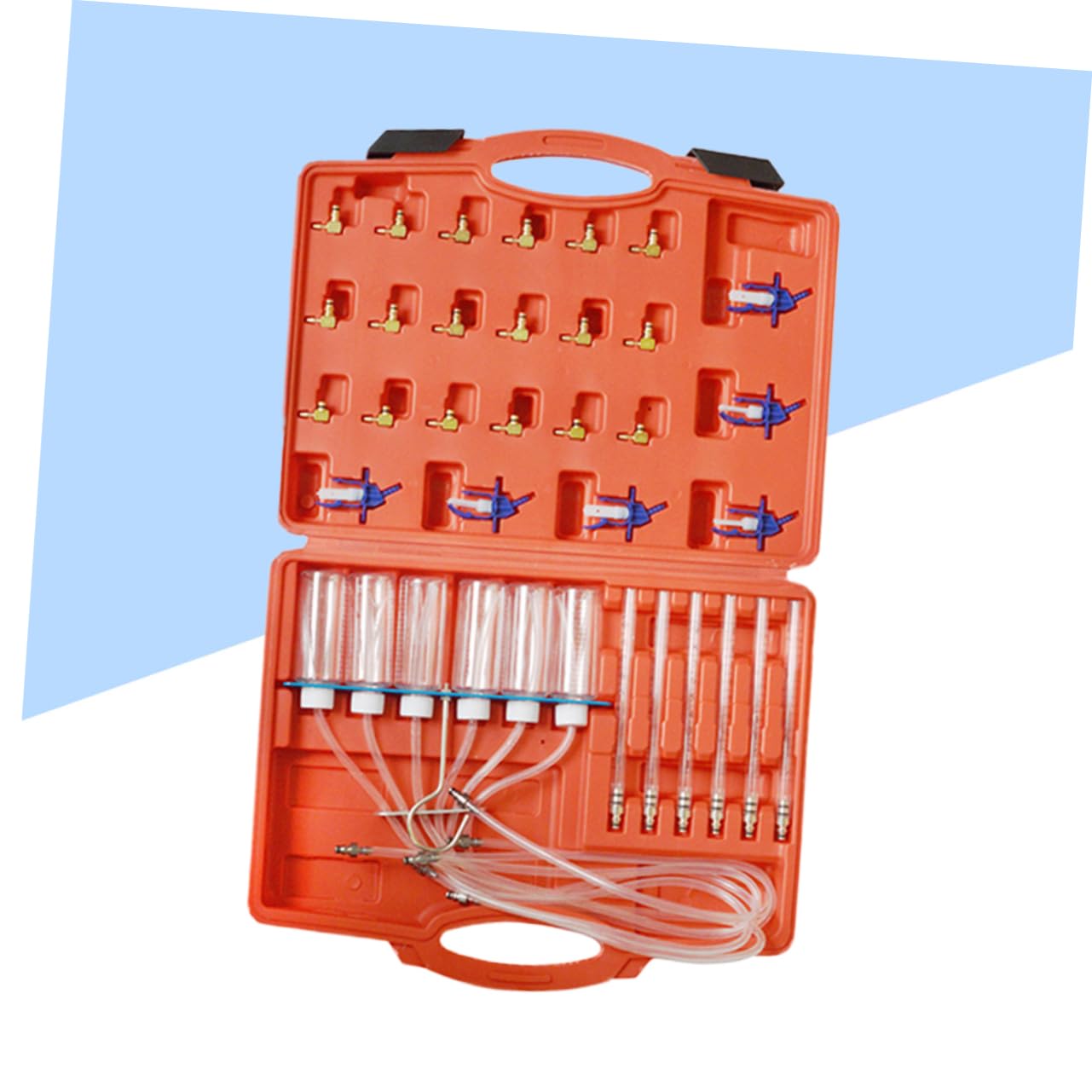 ULTECHNOVO Professional Injector Pressure Tester Flow Rate Leak Off Kit for Common Rail