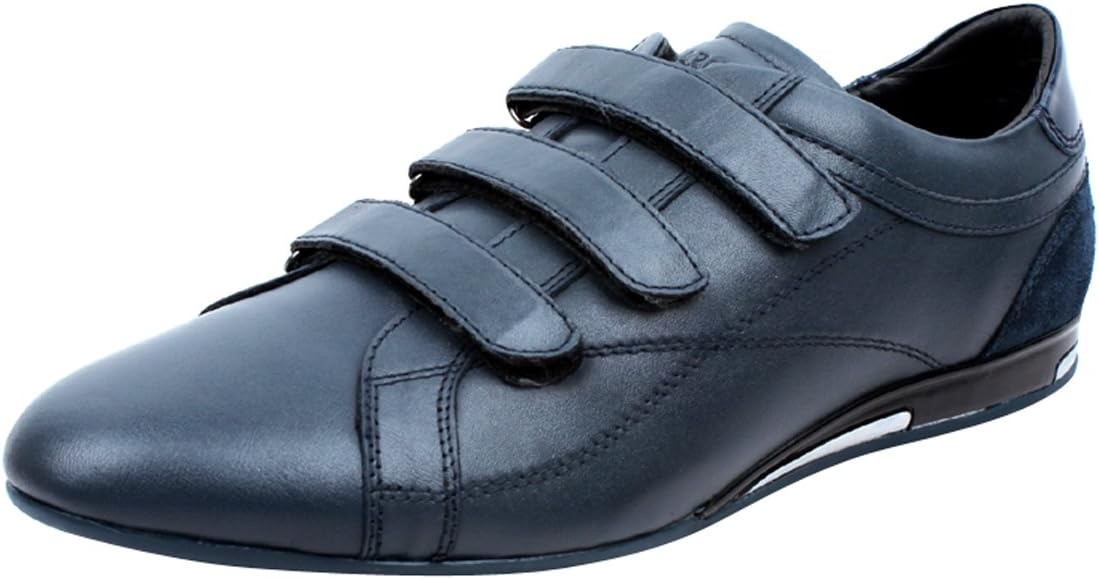 YUMA Mens Fashion Comfort Flat Leather Buckle Dress Shoes