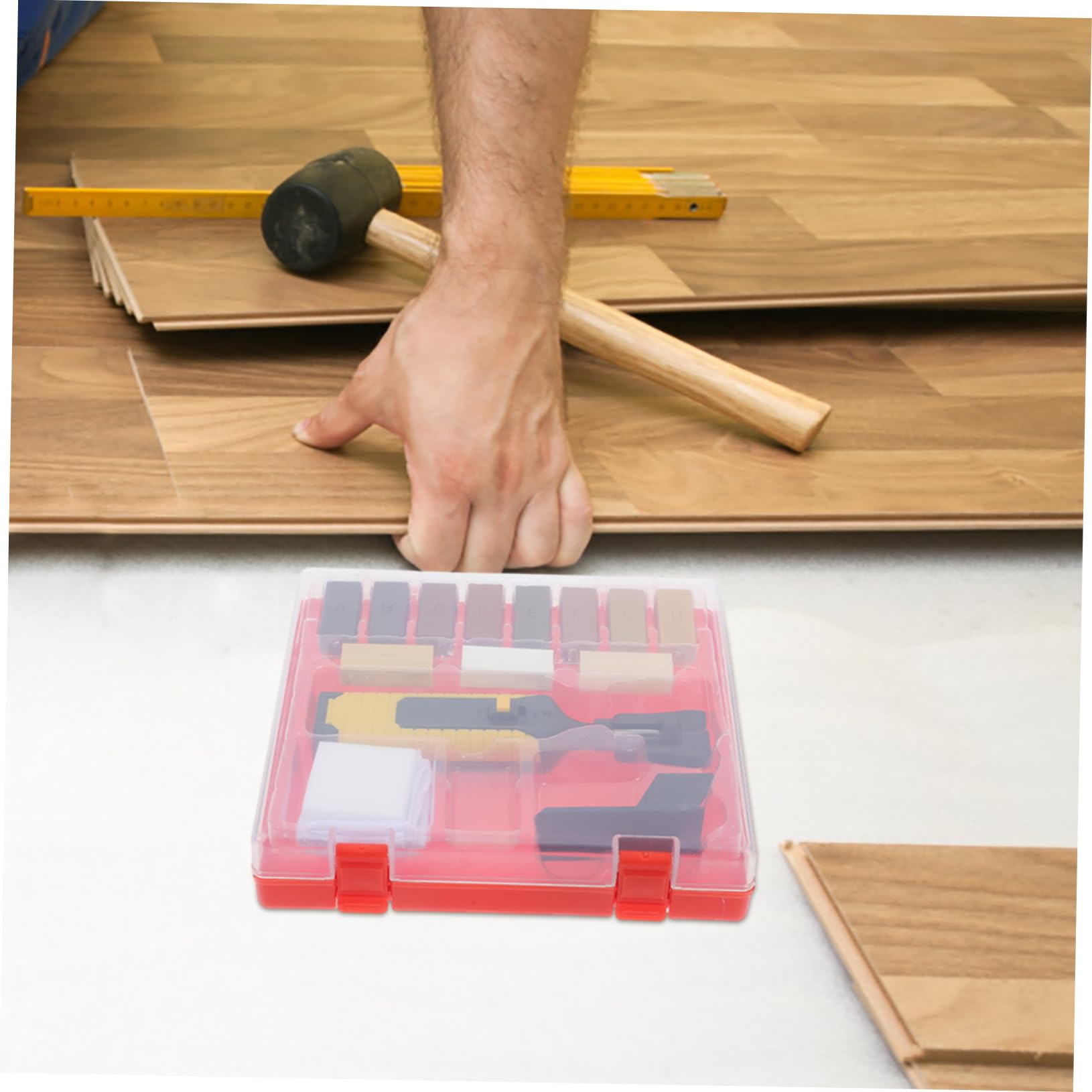DOITOOL Kit De Reparación De Pisos De Madera Dura Kit Para Reparar El Color De Pisos De Madera Masilla Para Reparación De Rayones Suelos Para Reparar Muebles