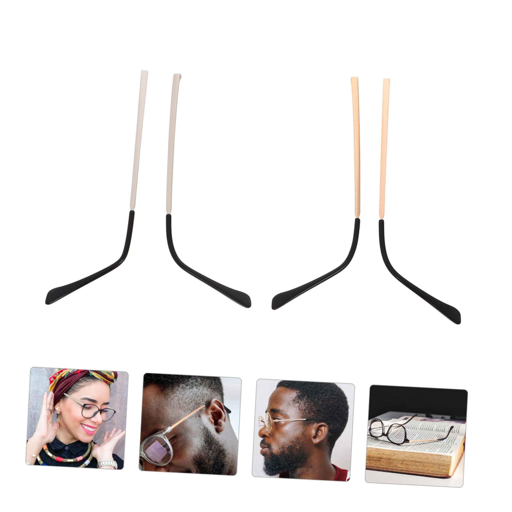 10 Paires Jambes De Lunettes Jambe De Lunettes Bras De Remplacement De Lunettes Tournevis à Lunettes Hommes Et Femmes Des Lunettes De Soleil Pièces De Rechange Plastique