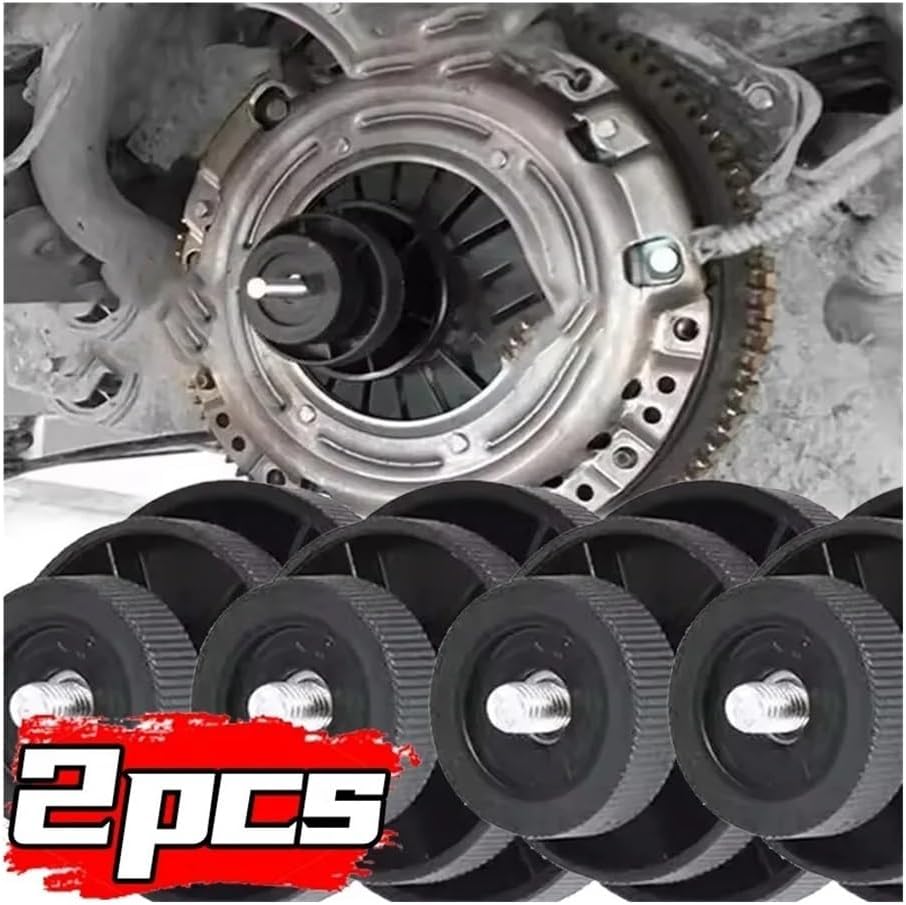 Universal Clutch Pilot Tool Plastic Alignment Corrector for Car Manual Transmission Flywheel Hole Centering Installation Repair(2SET - BLACK)