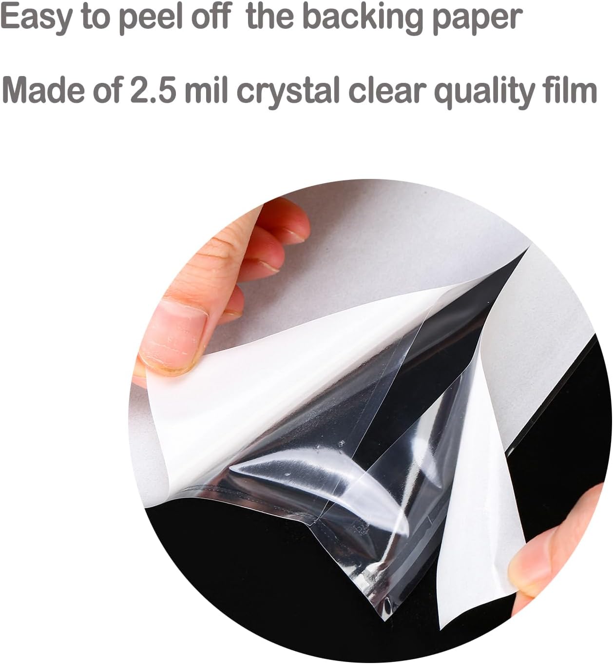 2.5 Mil Premium Clear 9.5'' x 12'' Packing List Envelopes, Adhesive Shipping Label/Documents Pouches/Sleeves for Full Page Letter-size (8.5''x11'') Papers (50 Pack) - Image 3