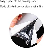 Vista 3 de Sobres transparentes prémium de 2.5 mil de pulgada (9.5 x 12 pulgadas), etiquetas adhesivas de envío/bolsas de documentos/fundas para papeles