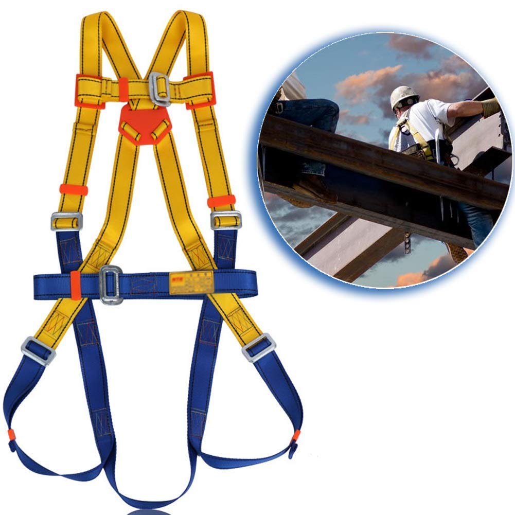 Buy DERUKKTY Safety Harness, Fall Protection Safety Full Body Safety