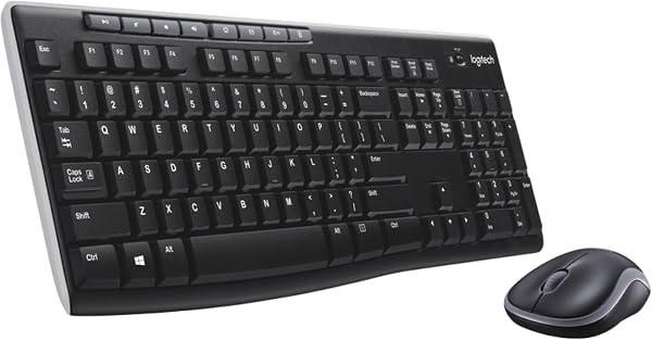 Logitech MK270 Combo Teclado y Ratón Inalámbrico para Windows