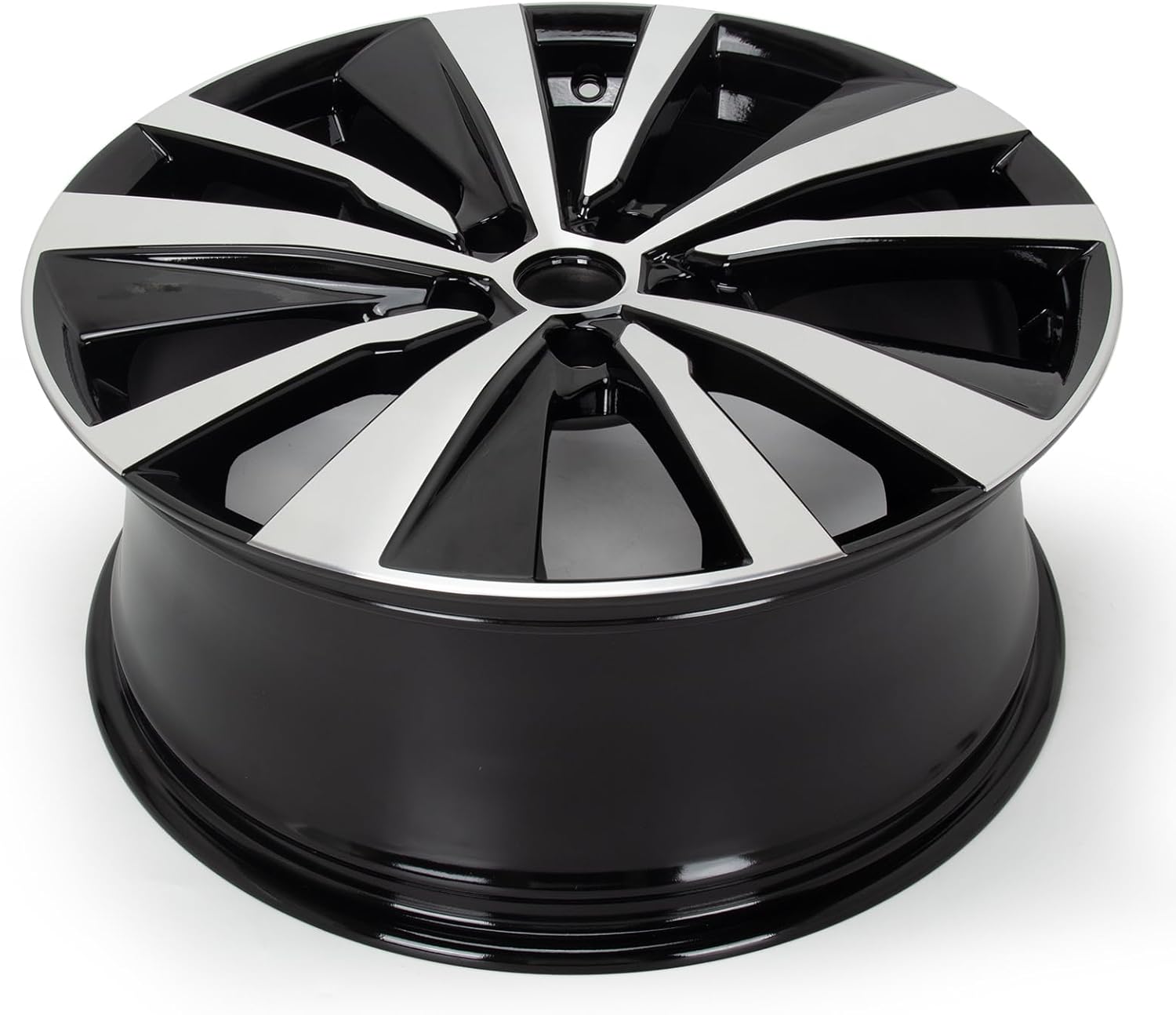 New 19 X 8 inch Aluminum Alloy Replacement Wheel Rim Compatible with Altima 2019-2022, Machined Black, OEM Design Replacement Rim, 62785