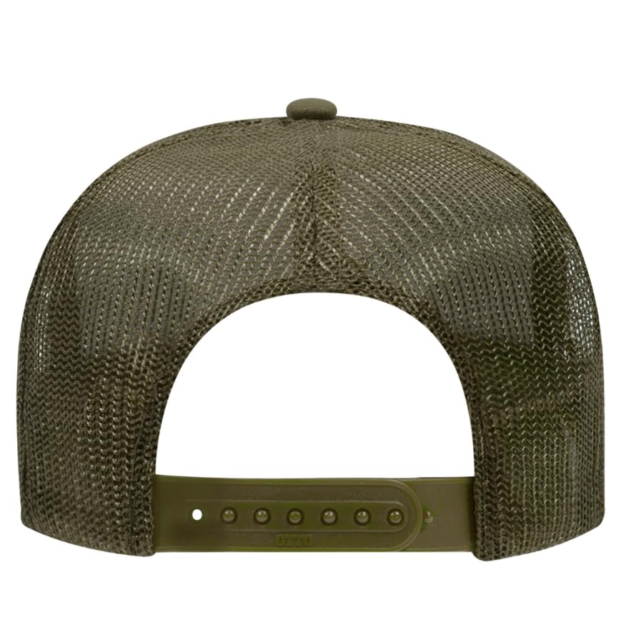 Image of Otto Cap 5-Panel High Crown Mesh Back Trucker Hat
