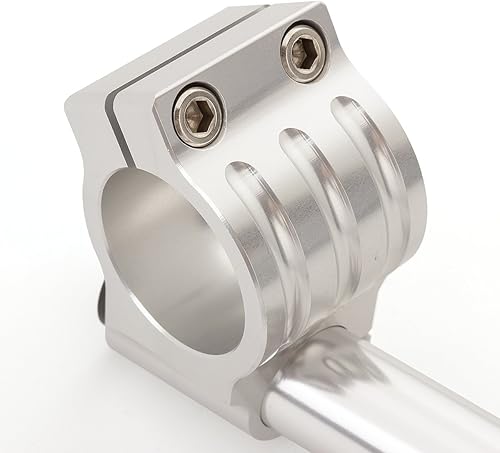 Miniatura 6 de Manillar con clip de motocicleta de 1.299in para horquilla de 1.299in, manillar de bicicleta de calle y deportiva de 78 pulgadas, barras de clip de