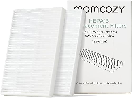 Momcozy KleanPal Pro Filtro de aire de repuesto 99.97% de filtración eficaz para lavadora de biberones Seguro y fácil de instalar Filtro de