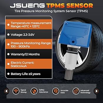 Amazon.com: Jsueng TPMS Sensor Nissan Infiniti, Set of 4 Tire