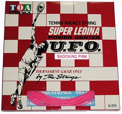 TOA Super Leoina Power Center U.F.O. Tennis String, Pink