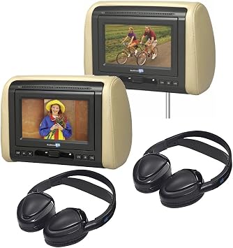 Audiovox Dual Dvd Mobile Video Headrest System