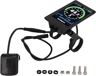 Monitor Ebike, Medidor De Exibição De Bicicleta Elétrica, Medidor De Exibição De Mountain Bike Leve à Prova D'água, Medidor De Exibição De Scooter Elétrico De Vidro Temperado 860C, Medidor De Exibição