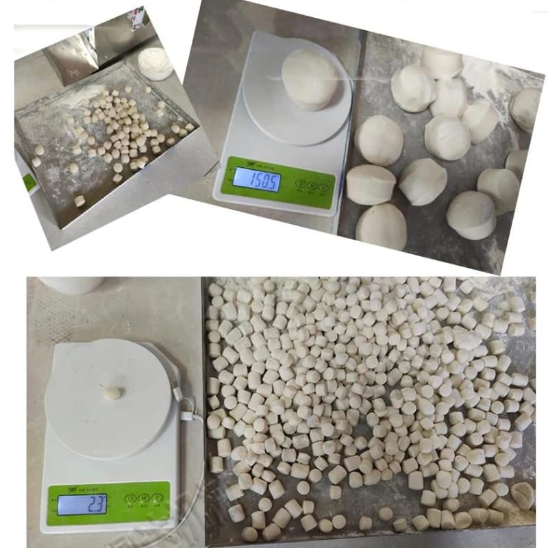 TXMACHINE dough ball divider machine 1-300g dough cutter rounder machine automatic dough cutting machine for bakery restuarant hotel breakfast store with 6 molds different dough weight and shape