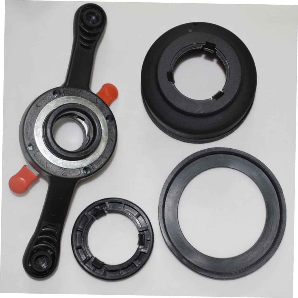 Luxshiny 1 Set Wheel Balancing Machine Quick Balance Half Nuts for Tire Change Durable High Nylon Accessories Easy Installation Strong Adaptability for Temperature Variations