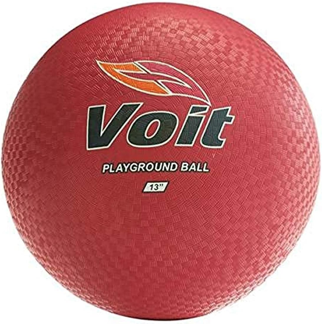 Voit Playground Ball, 13-Inch, Red : Rubber Balls For Kids : Sports & Outdoors