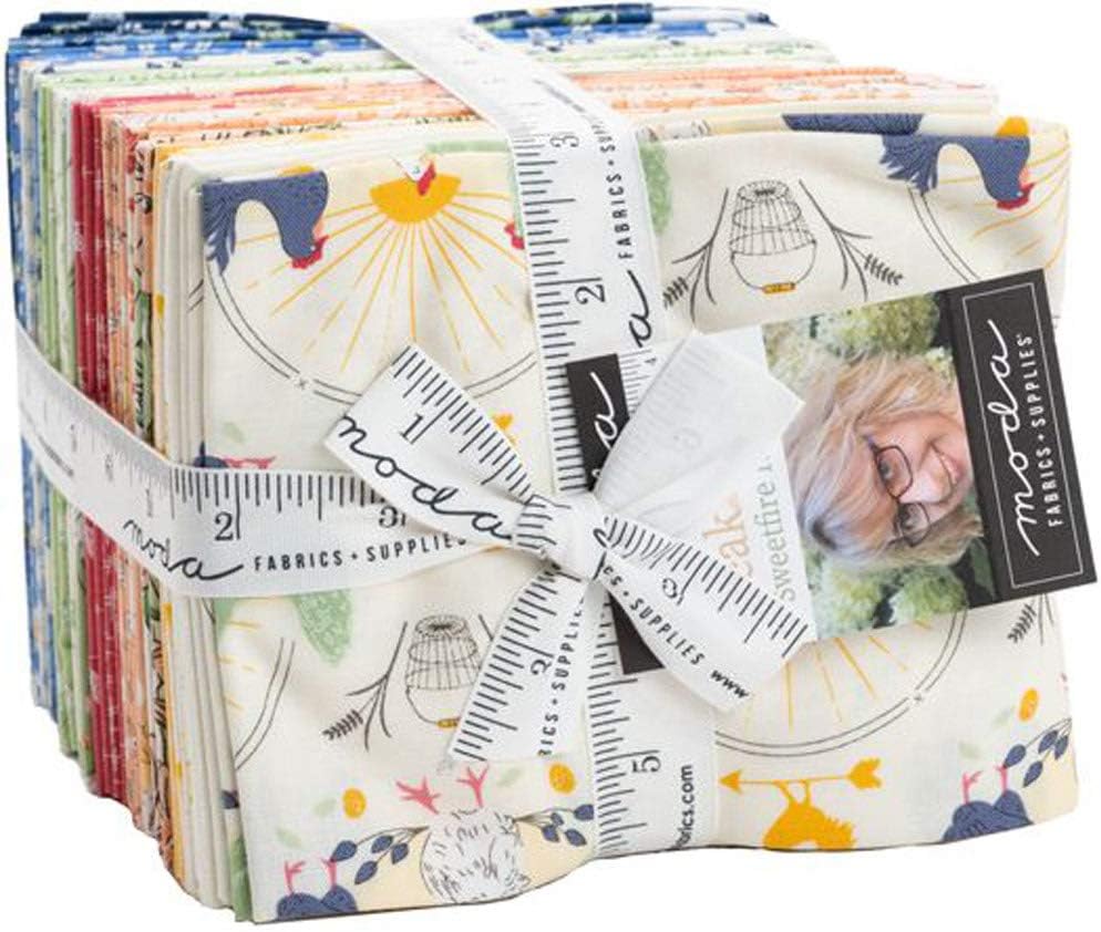 Break of Day AB Bundle by Sweetfire Road; 34 18-inch by 22-inch Precut Fabric Fat Quarters