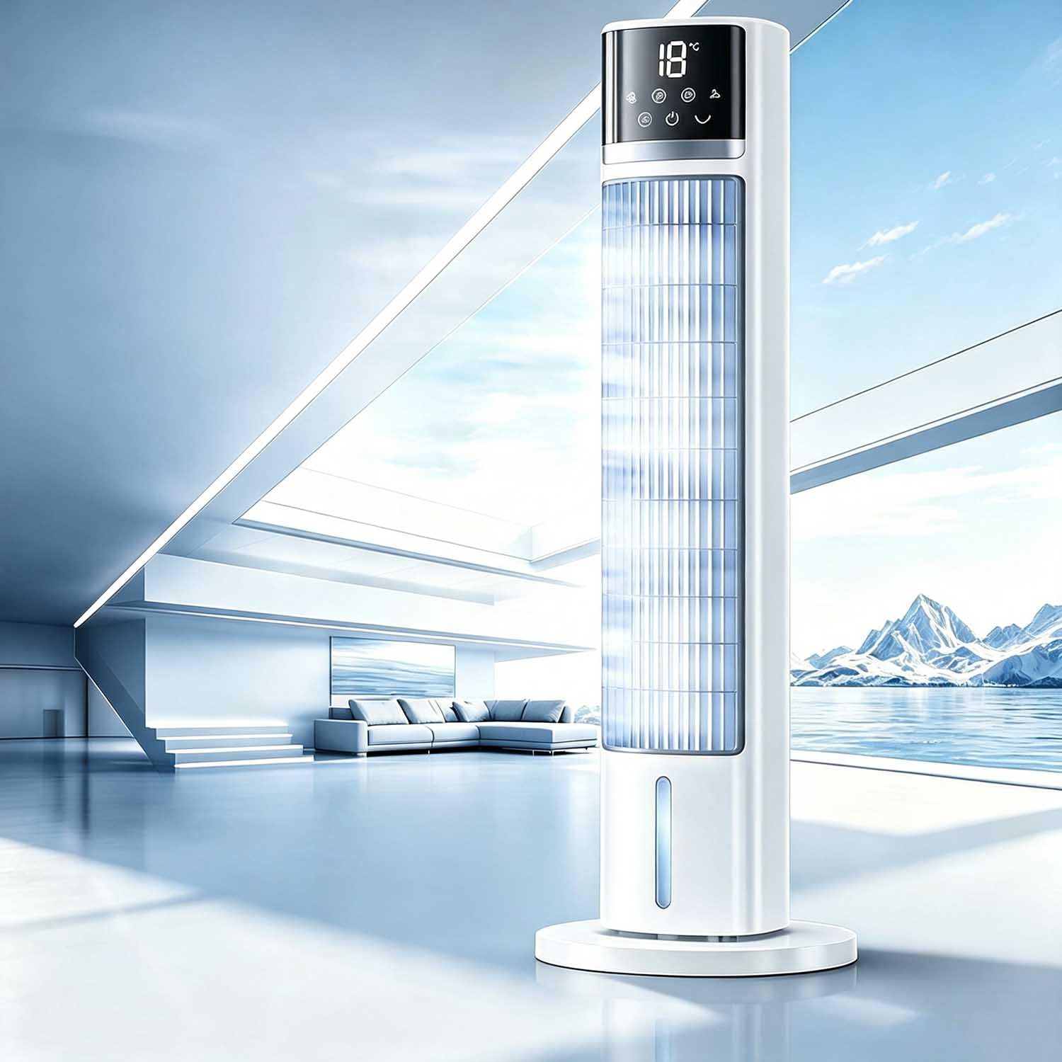 SLDAGe 3-in-1 Evaporative Air Cooler with Remote,Standing Cooling Fan