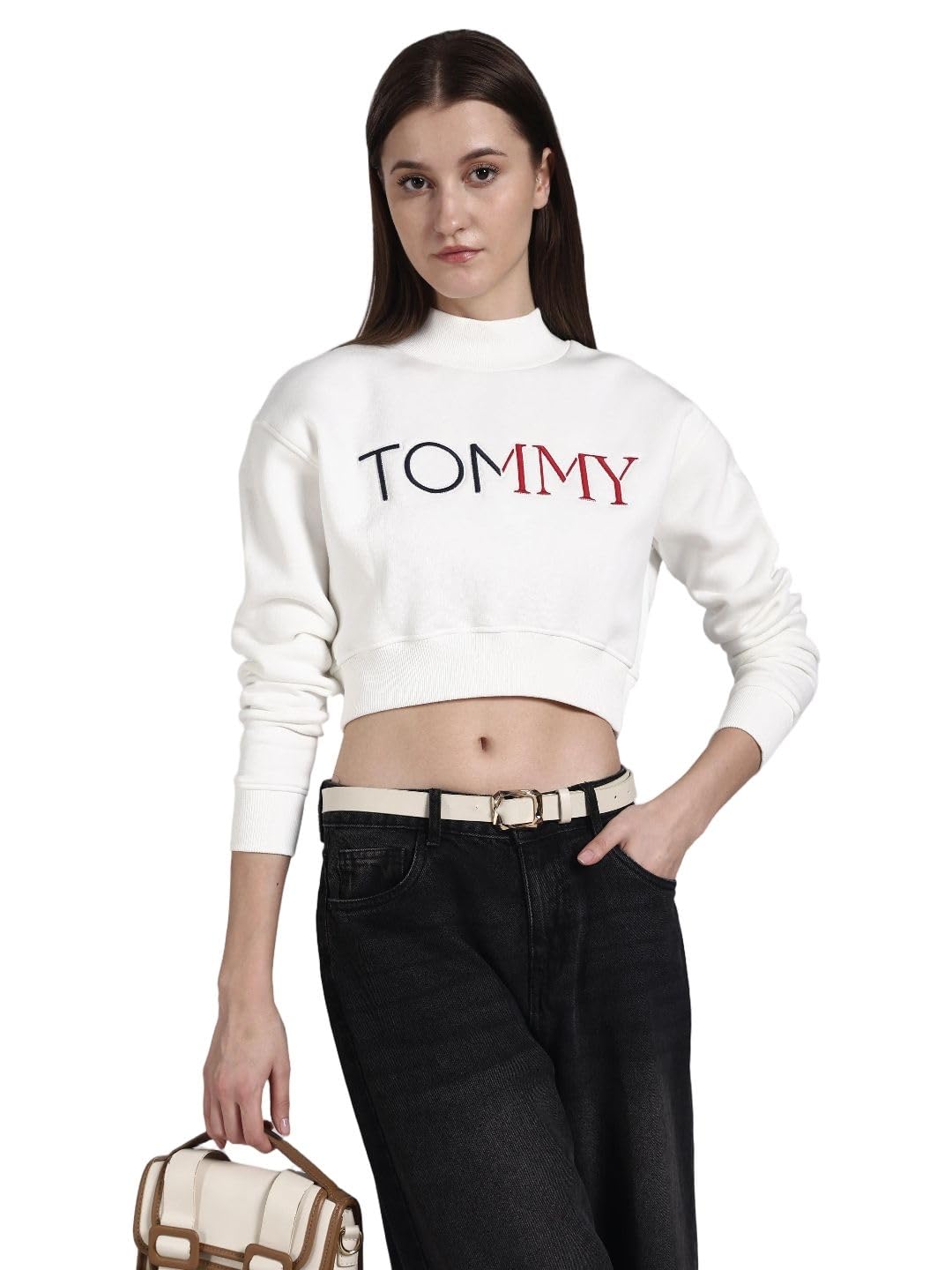 tommy hilfiger Regular fit Cotton Mock Neck Sweatshirt-picture-11