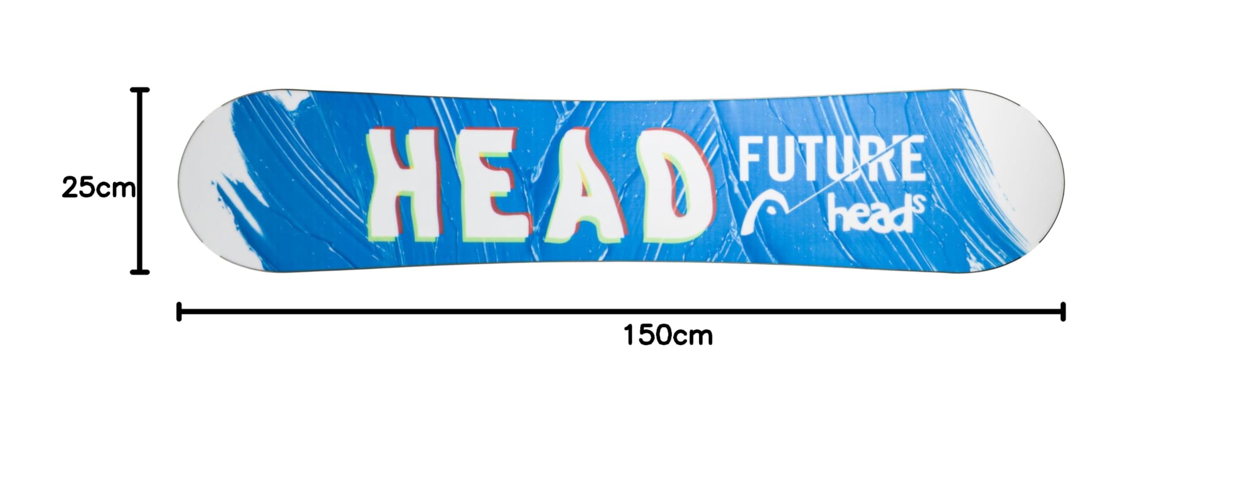 HEAD Rowdy Flex snowboard, niebieski/biały