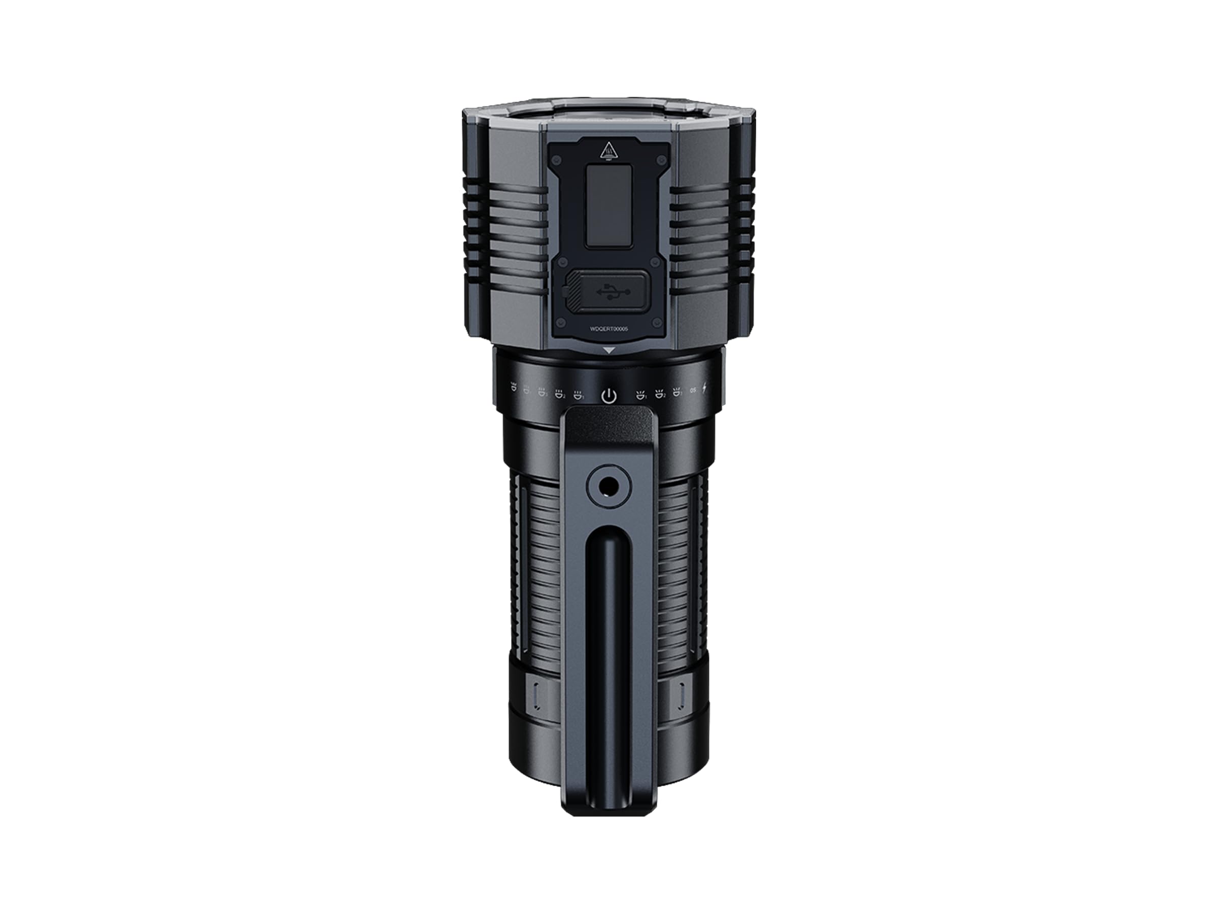 FENIX LR60R Lampe torche LED rechargeable longue portée ultra lumineuse 21 000 lumens 1085 m 113 heures maximum Batterie de grande capacité Charge rapide 45 W Écran OLED Batterie externe IP68