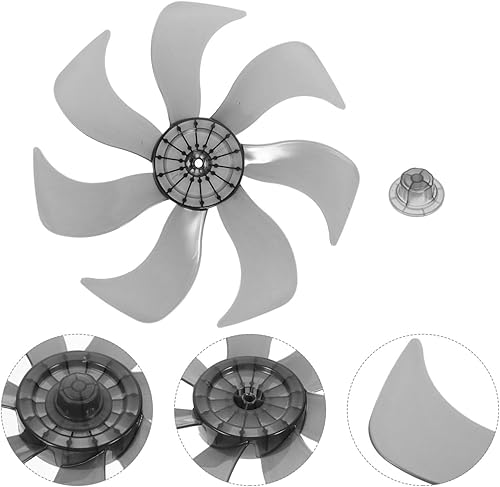 Miniatura 6 de DOITOOL Cuchillas de ventilador de repuesto, accesorio de ventilador de mesa de 14 pulgadas con tuerca de plástico para piezas de pedestal de pie,